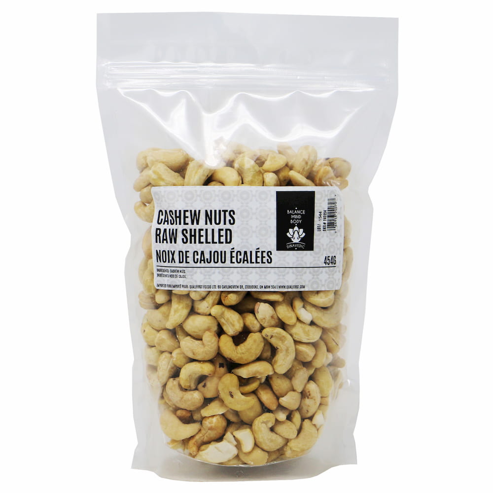 Cashew Nuts Raw Shelled - 454 g Dinavedic