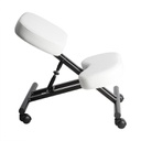 Kneeling Chair - White Fabric Wudern