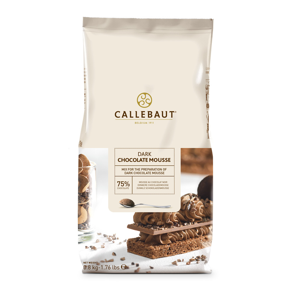 Dark Chocolate Mousse Powder 800 g Callebaut