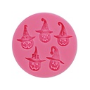 Silicone Mold Halloween Pumpkins 5 Cavity - 1 ct Artigee