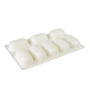 Silicone Mousse Mold Pillow 8 Cavity 1 ct Artigee