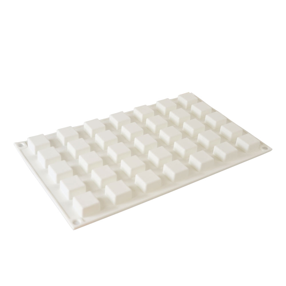 Silicone Mousse Mold Small Square 35 Cavity 1 ct Artigee