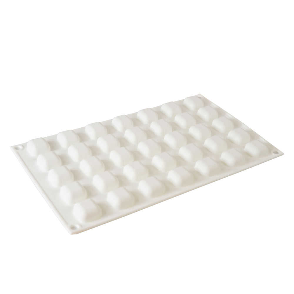 Silicone Mousse Mold Rounded Square 35 Cavity 1 ct Artigee