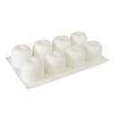 Silicone Mousse Mold Apple 8 Cavity 1 ct Artigee