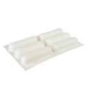 Silicone Mousse Mold Delectovals/Fingers 6 Cavity 1 ct Artigee