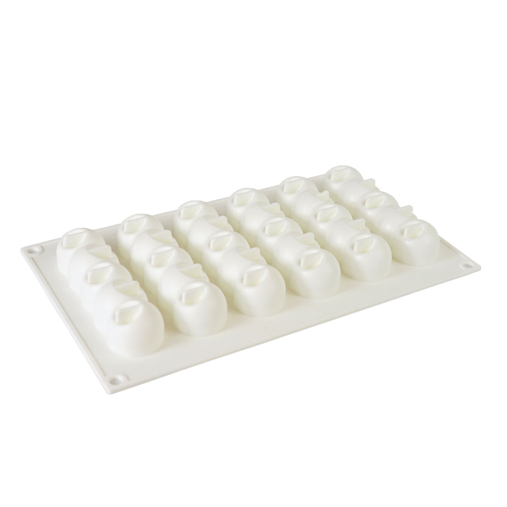 Silicone Mousse Mold Concave Ball Cloud 6 Cavity 1 ct Artigee