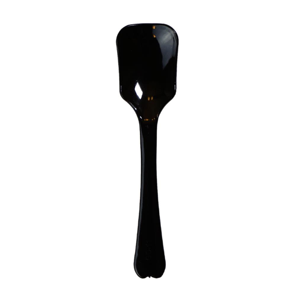 Plastic Spoons Gelato Black 10cm 100 pc Artigee