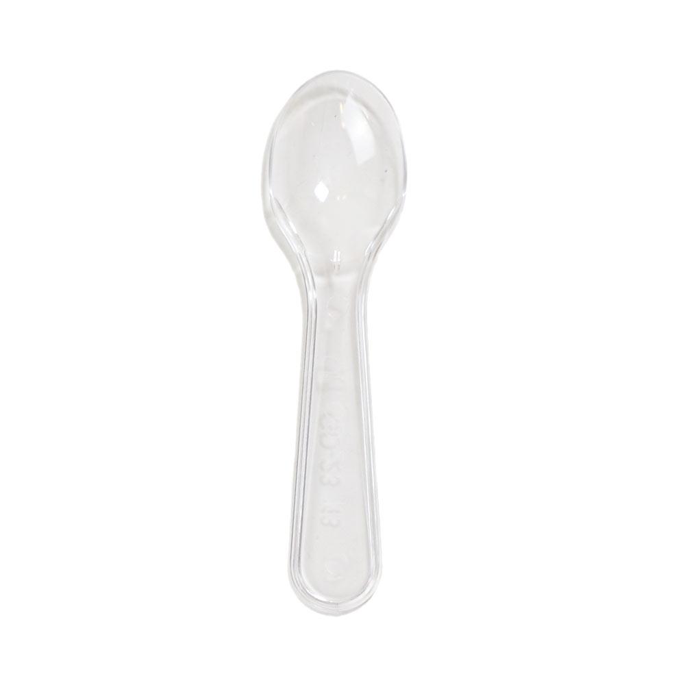 Plastic Spoons Clear 7.5cm 100 pc Artigee