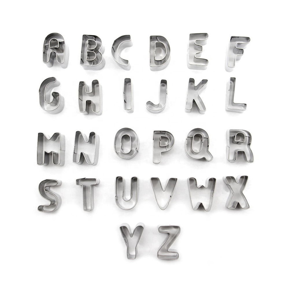 Cookie Cutter Alphabet 76x76mm 1 ct Artigee