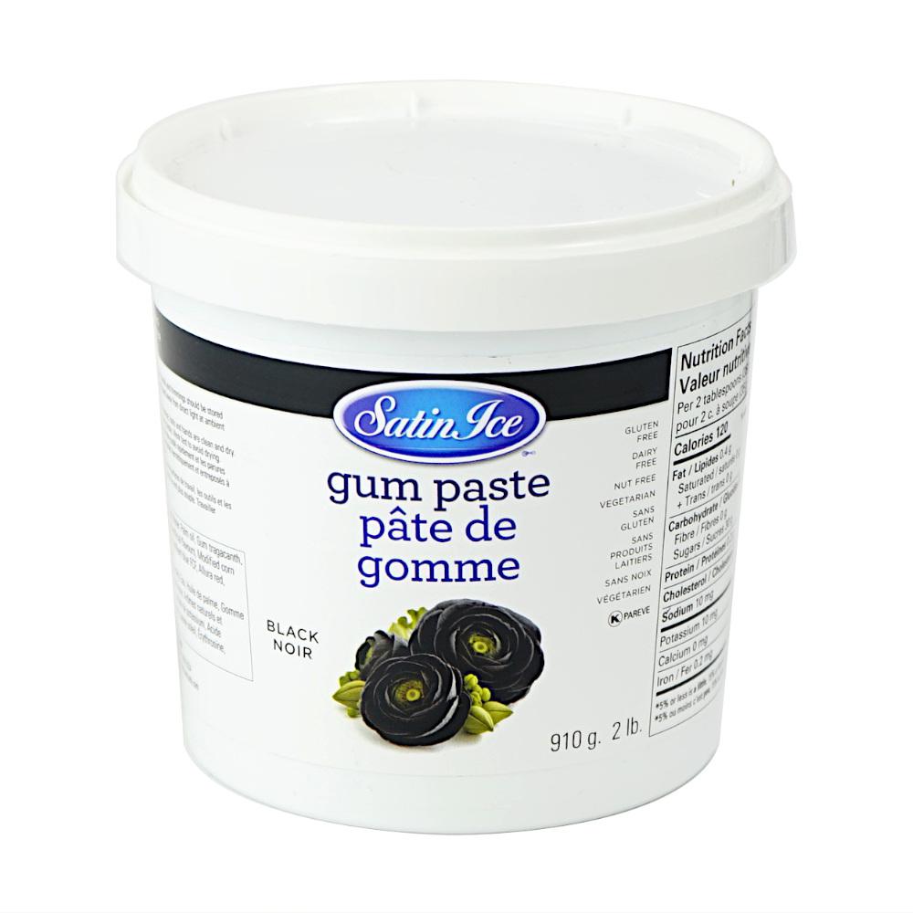 Black Gum Paste 910 g Satin Ice