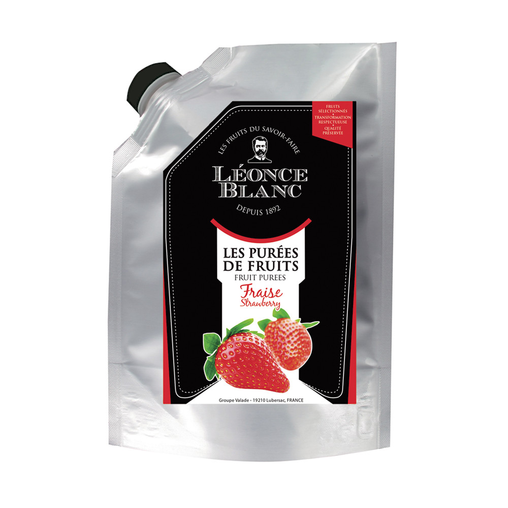 Strawberry Puree 1 kg Leonce Blanc