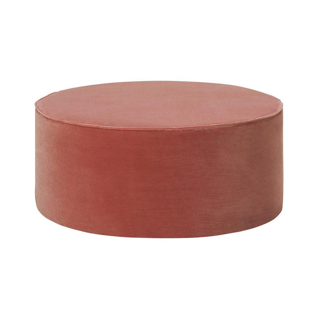 Ellis Large Round Ottoman - Pink Wudern