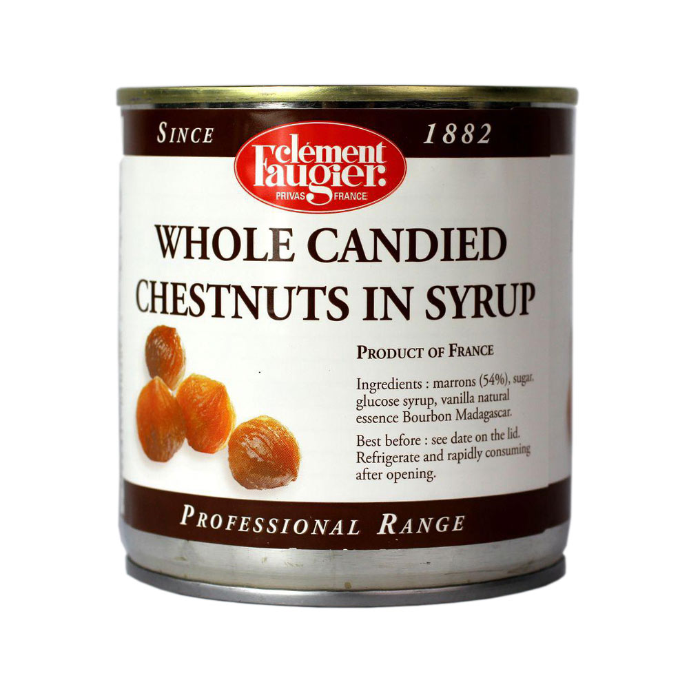 Chestnuts Candied Whole in Syrup 540 g Faugier