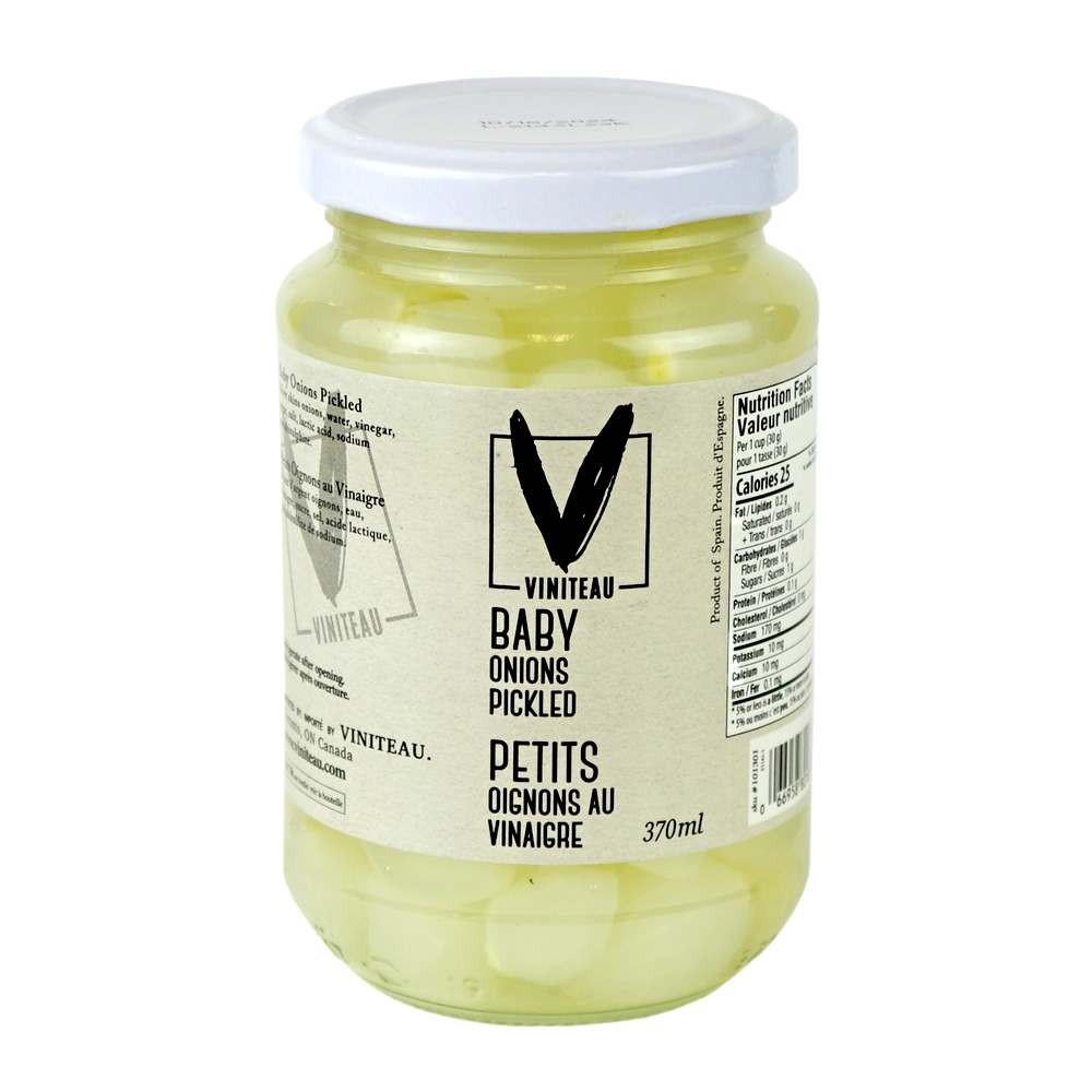 Baby Onions Pickled Natural 370 ml Viniteau