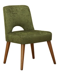 [MOD0123] Modena Wide Dining Chair - Green Wudern