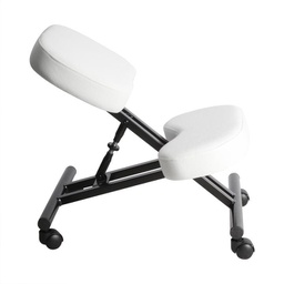 [WDK-1012] Kneeling Chair - White Fabric Wudern