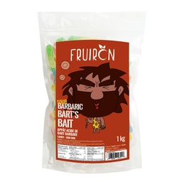 [259010] Sour Barbaric Bart's Bait (Gummy Worms) - 1 kg Fruiron