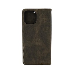 [CAN2120C] Premium Leather Iphone 12 Case Coffee 1 ct Cananu