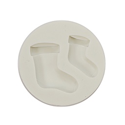 [ARTG-9209] Silicone Mold Christmas Socks 2 Cavity 1 ct Artigee