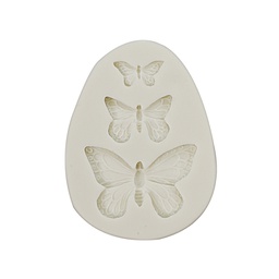 [ARTG-9218] Silicone Mold Butterflies 3 Cavity - 1 ct Artigee