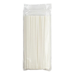[ARTG-8711] Paper Lollipop Sticks White 3x150mm 100pcs Artigee