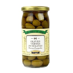 [121654] Picholine Green Olives 370 ml Barral