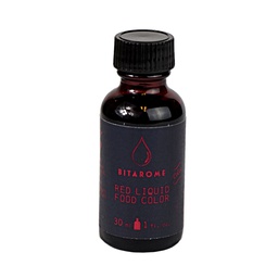 [173410] Red Liquid Food Colour - 30 ml Bitarome