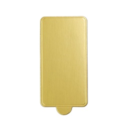 [ARTG-8520G-100] Rectangle Mini Cake Base Board Gold 102x53mm 100 pc Artigee