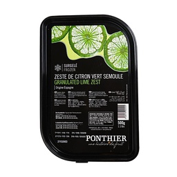 [181967] Lime Zest Granulated Frozen 500 g Ponthier