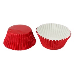 [ARTG-8354] Cupcake Foil Liners Red 5cm 100 pc Artigee