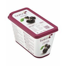 [152806] Black Cherry Puree 100% Pure Frozen 1 kg Boiron