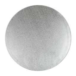 [ARTG-8910] Round Cake Drum Board Silver 10" 1 pc Artigee