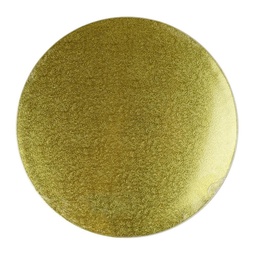 [ARTG-8912] Round Cake Drum Board Gold 10" 1 pc Artigee