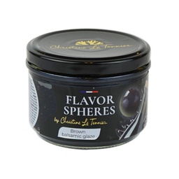 [163800] Flavour Spheres 20mm Balsamic Glaze 250 g Christine Tennier