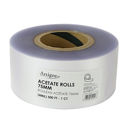 [150976] Acetate Roll 75mm (4MIL) 500ft Almondena
